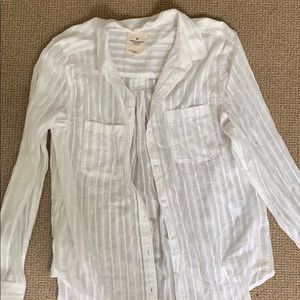 WHITE AMERICAN EAGLE BLOUSE